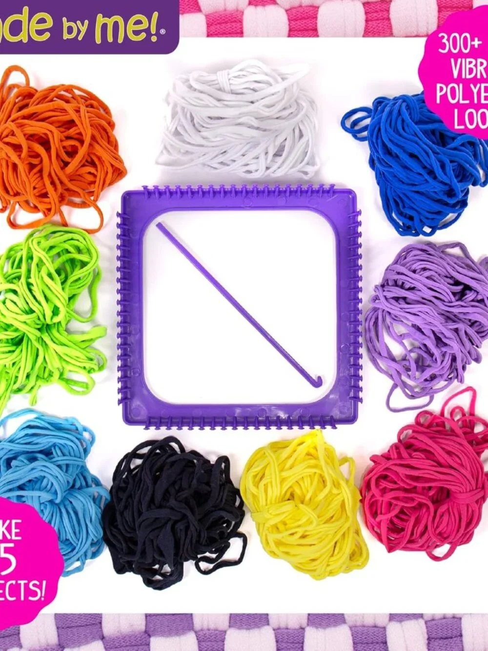 NEW Weaving Loom 378 Craft Loops + 1 Weaving Loom with Tool Potholder craft kit